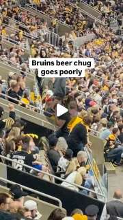 10 minute game misconduct for worst beer chug of 2024